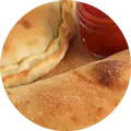 Hamburger, Sauce & Cheese Stromboli